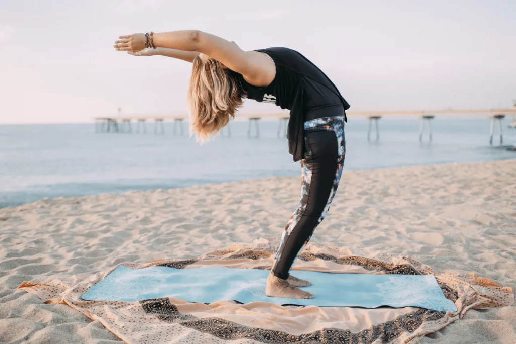 Yoga en la playa